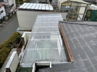 波板交換 完工