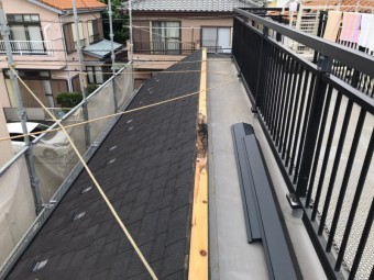 貫板破損、棟板金、台風被害