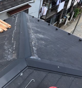 棟板金新設、台風被害、火災保険