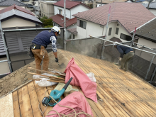 瓦おろし掃除