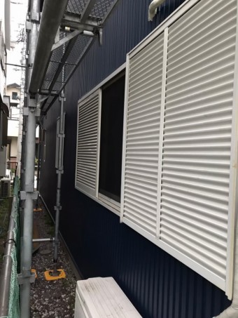 ニチハ 金属サイディングカバー施工