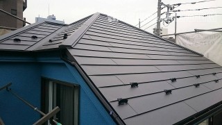 鋼板への張り替え