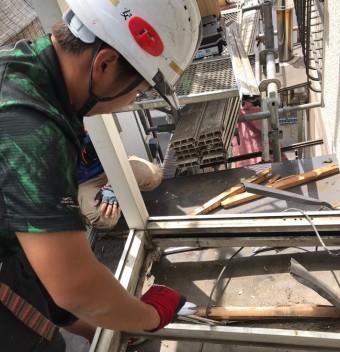 瓦棒屋根のカッパ解体