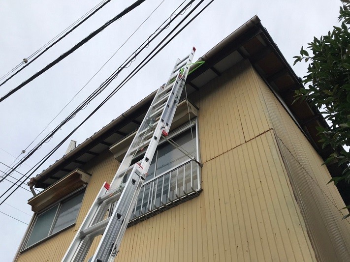 現地調査で登る
