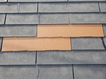 コロニアルを新設した屋根