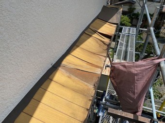 庇撤去した下地