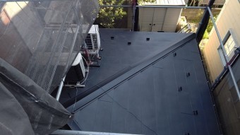 横暖ルーフ 下屋根