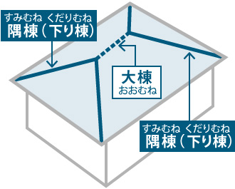 大棟と隅棟