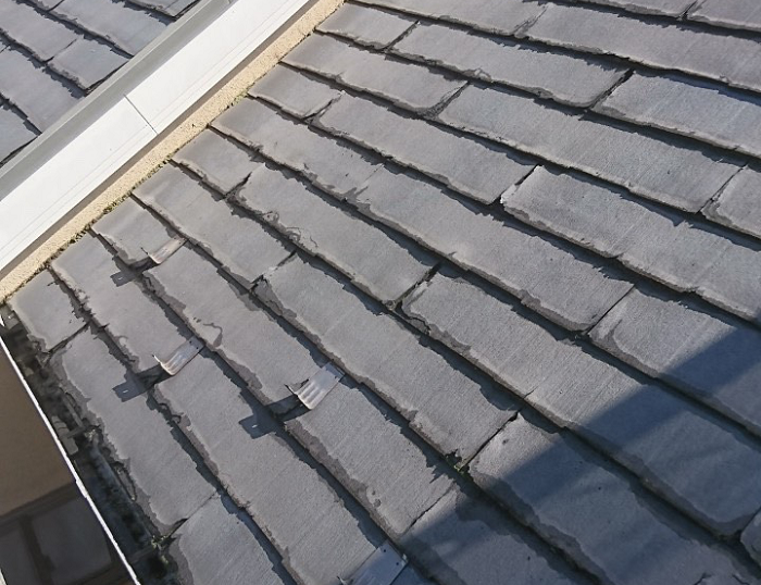 蕨市でパミール屋根の屋根点検～塗装工事ができないスレート屋根とは何者！？～