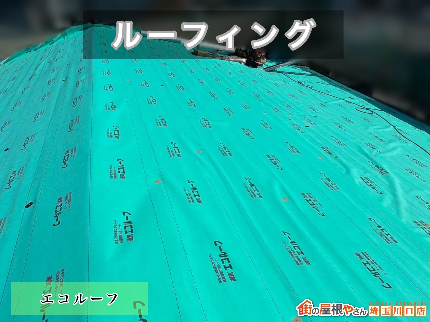 川口市　屋根カバー工事