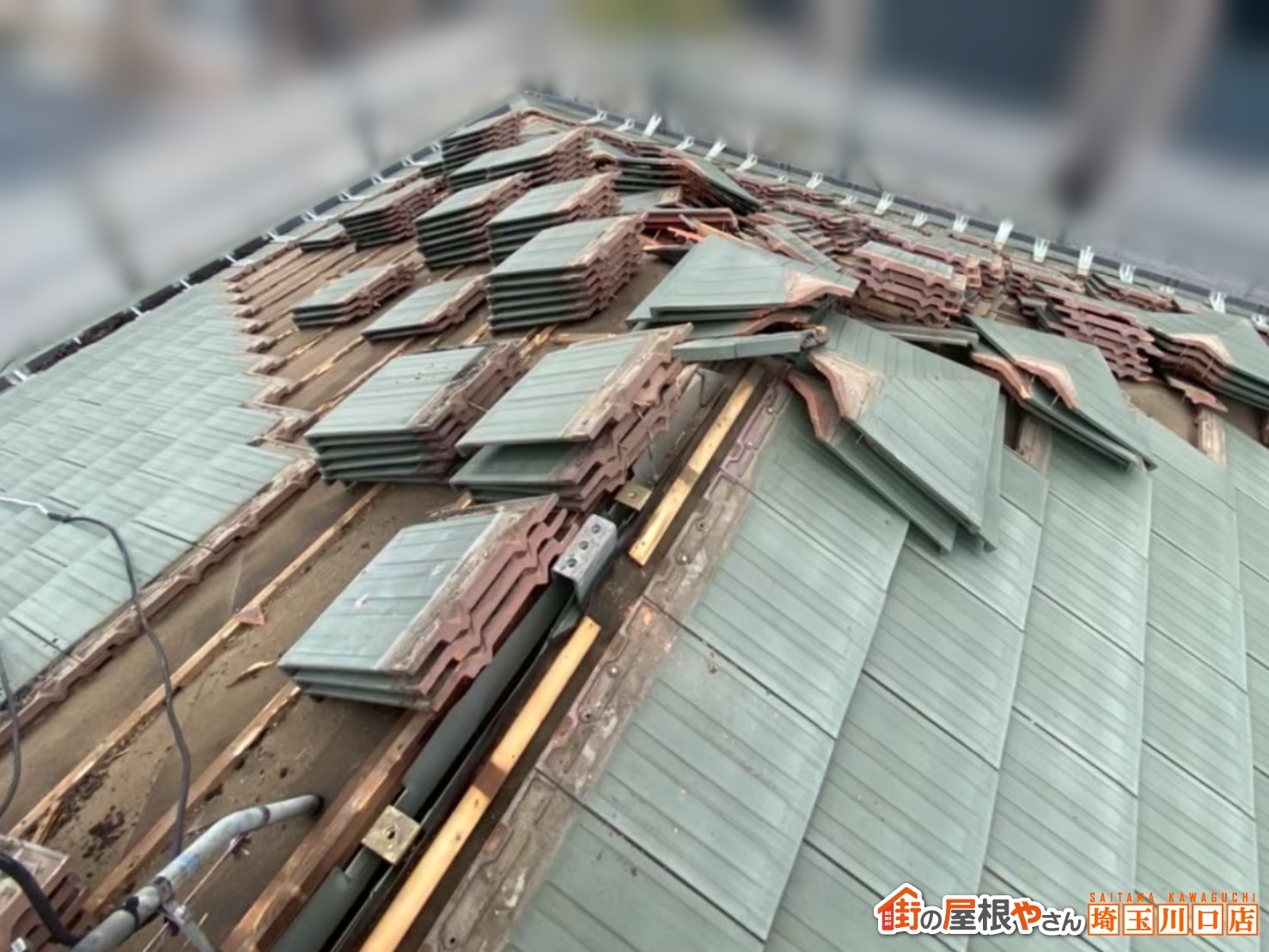 所沢市　葺き替え工事