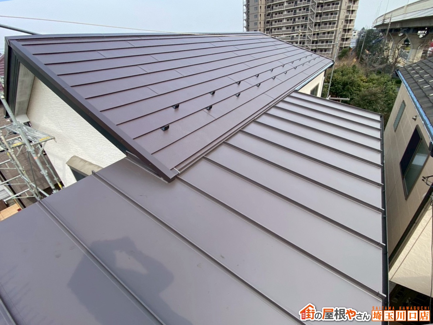 ガルテクト、立平ロック　施工後