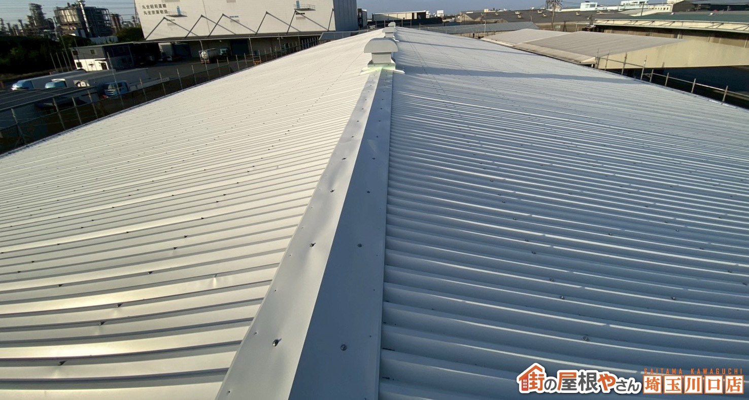 スレッシュルーフ施工後