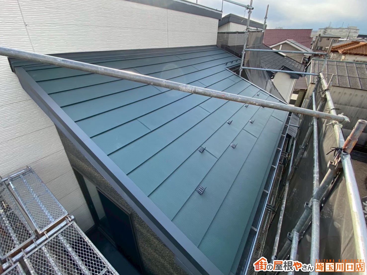 1階屋根　施工後