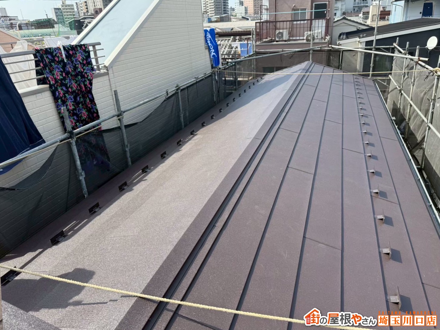 屋根カバー工事　施工後