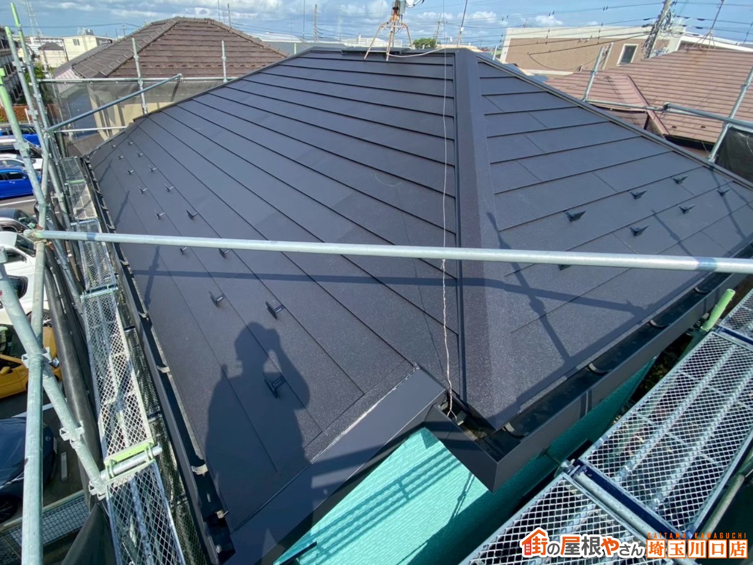 屋根カバー工事　施工後