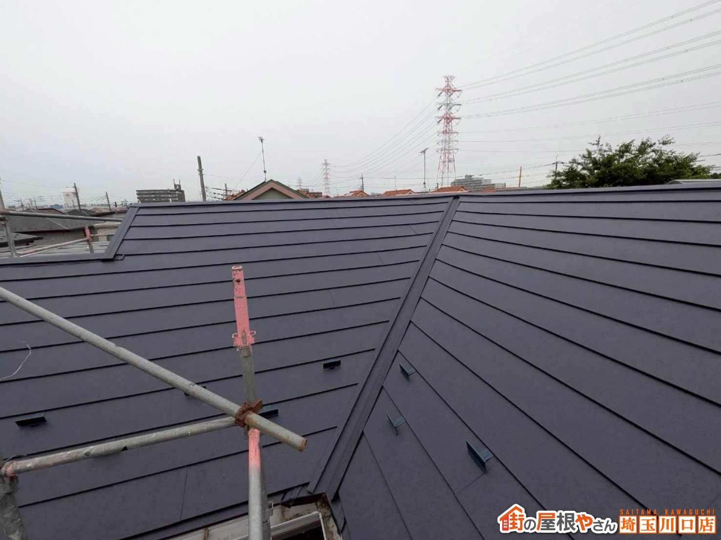 屋根カバー工事　施工後