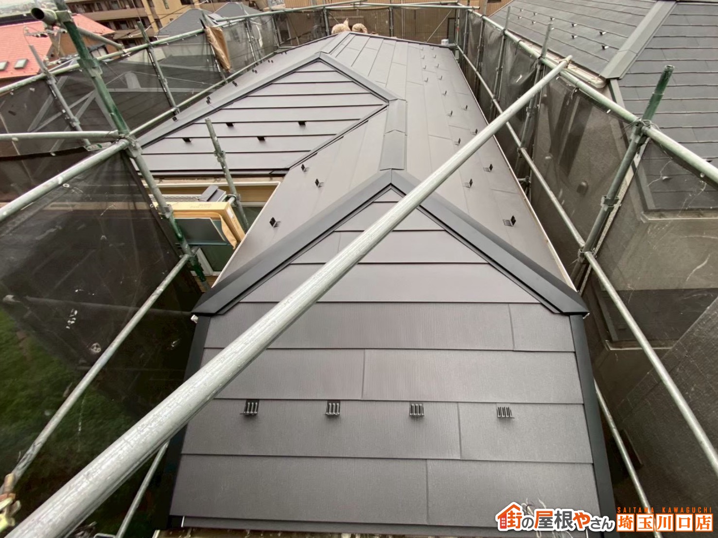 屋根カバー工事　施工後