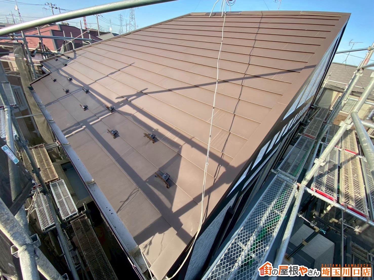 屋根カバー工事　施工後