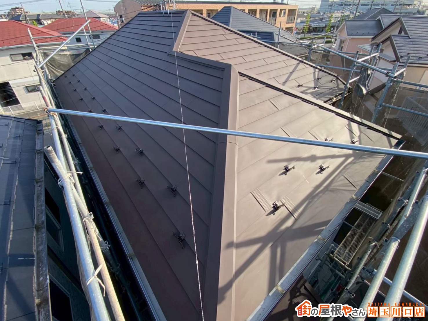 屋根カバー工事　施工後