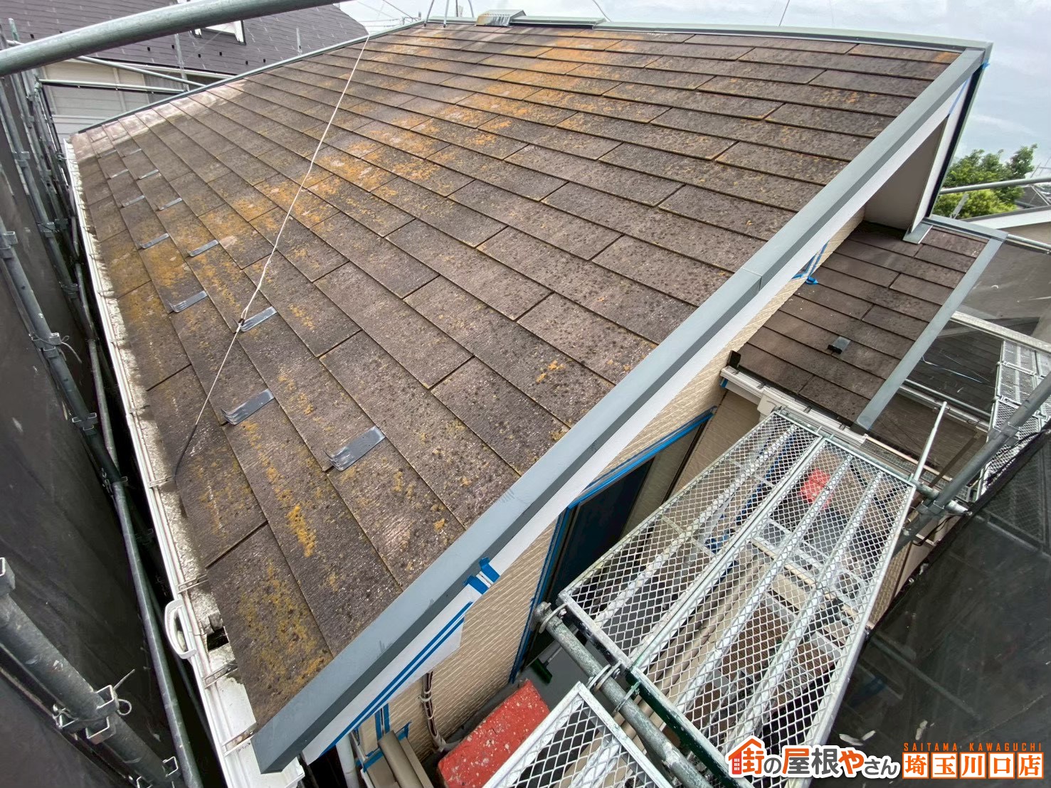 陽当たりや風通しがあまり良くない屋根面