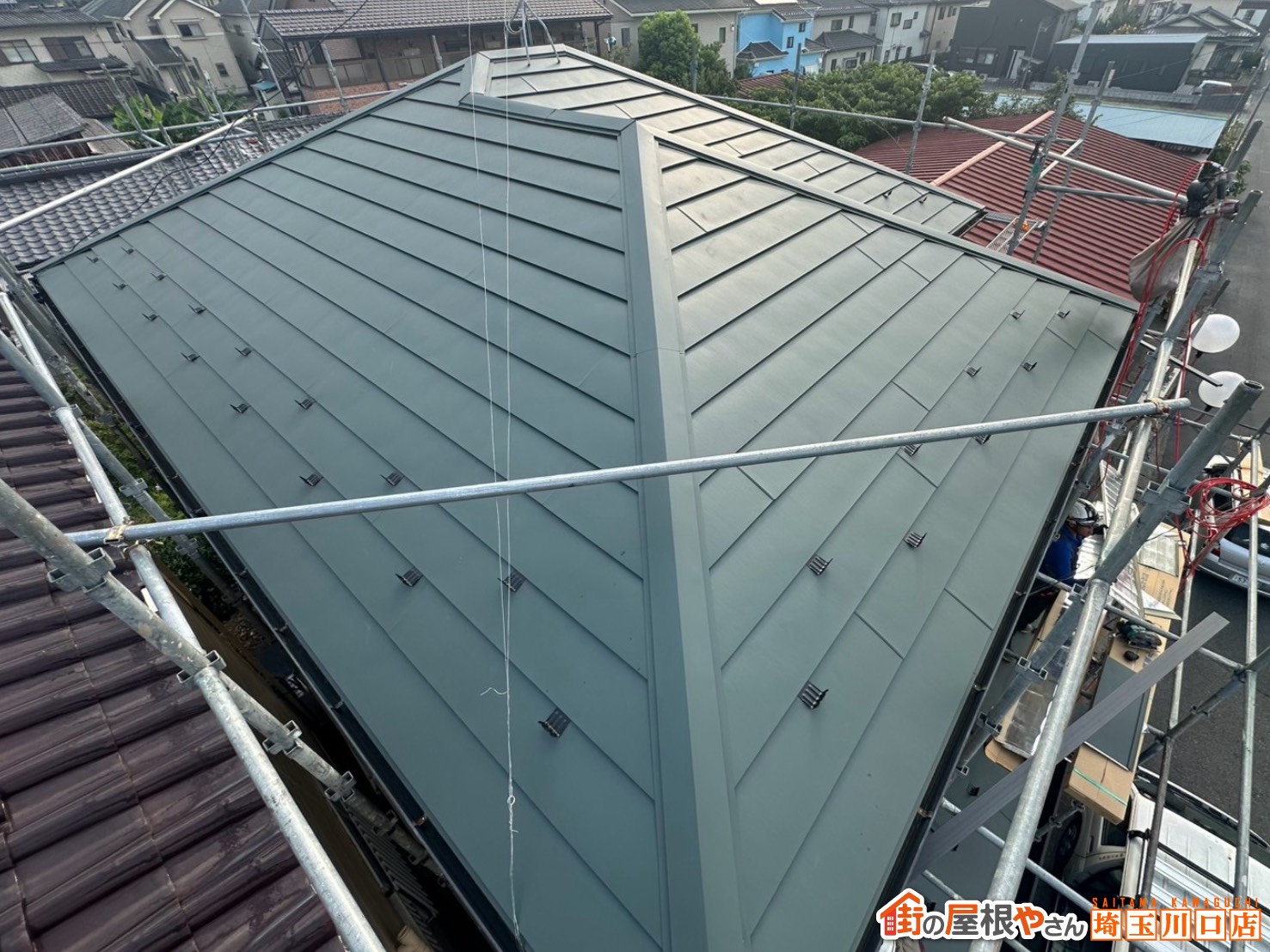 屋根カバー工事　施工後