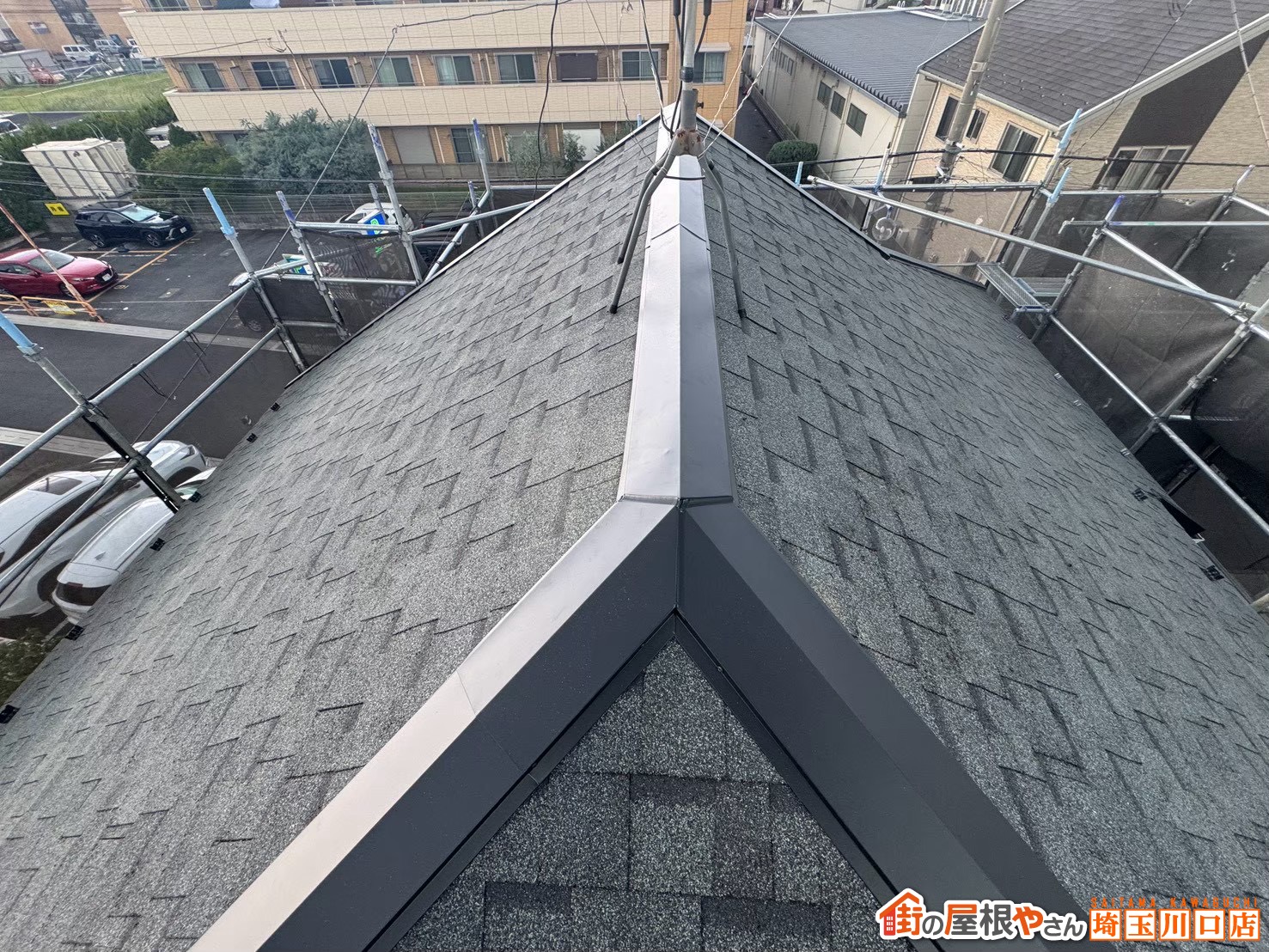 屋根カバー工法　施工後