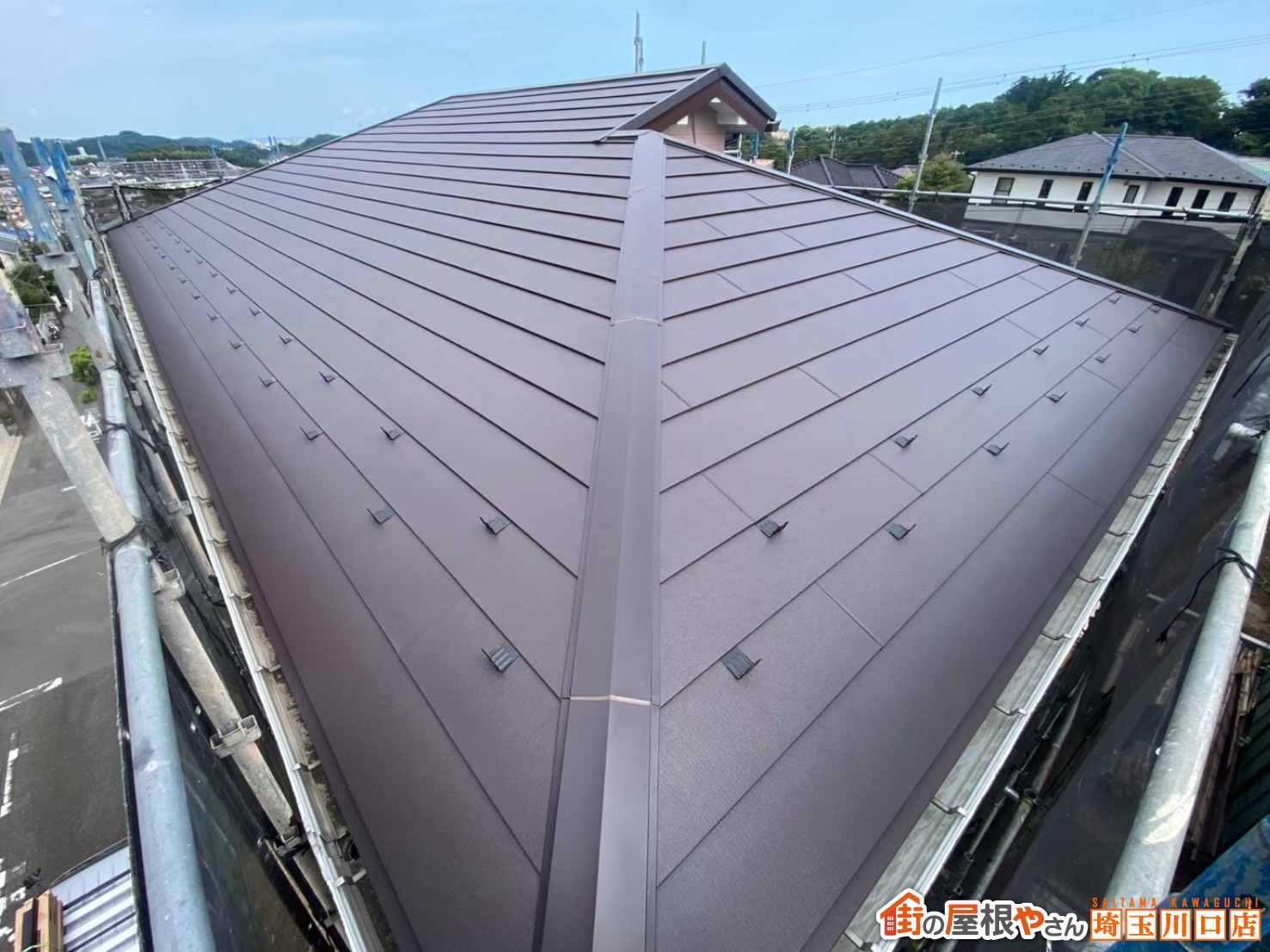 屋根カバー工法　施工後