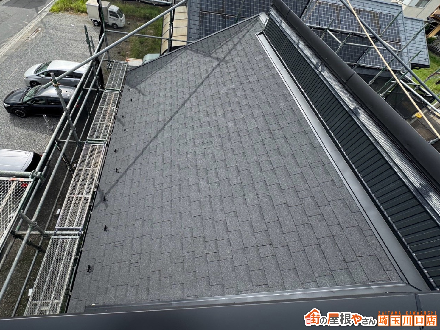 屋根カバー工法　施工後