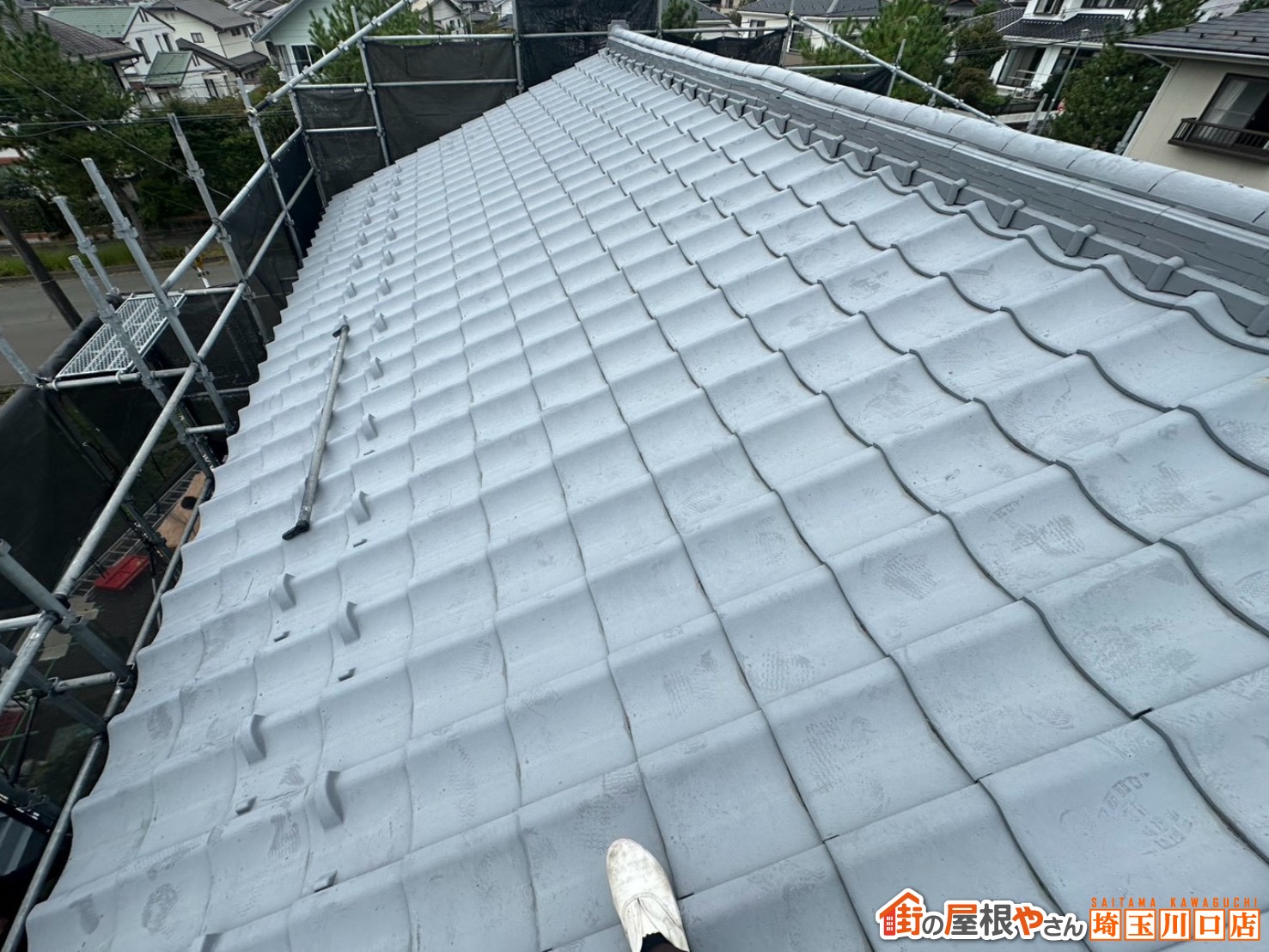 瓦屋根　施工前