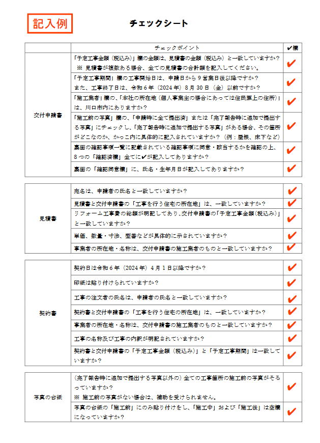 川口市リフォーム補助金