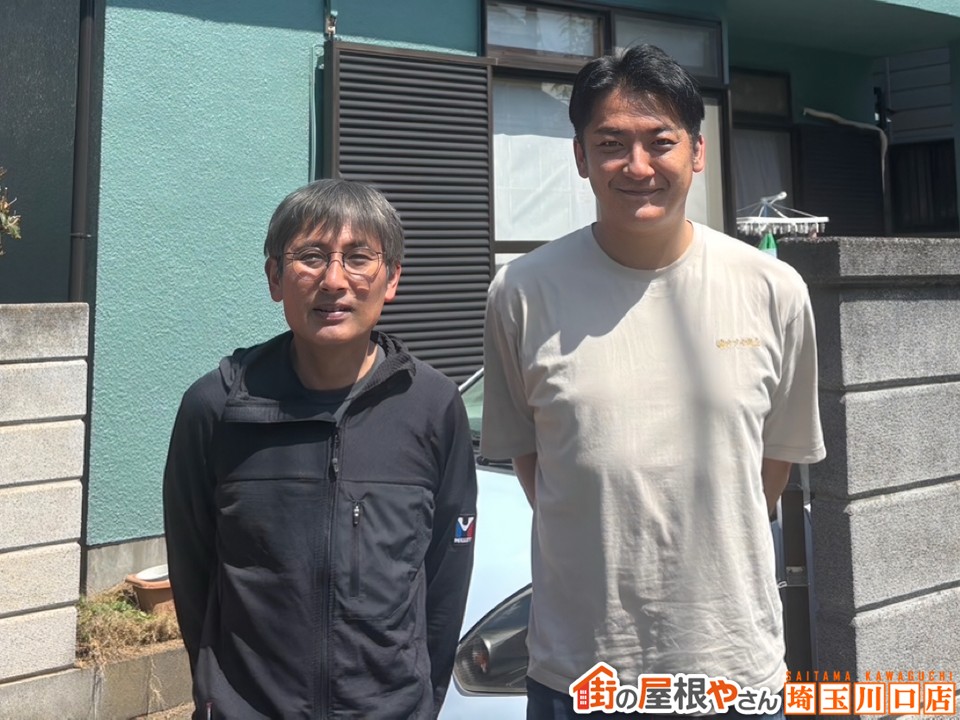 越谷市で外壁塗装工事、屋根カバー工事｜最初は反対…でも「やって良かった」と喜ばれた施工事例