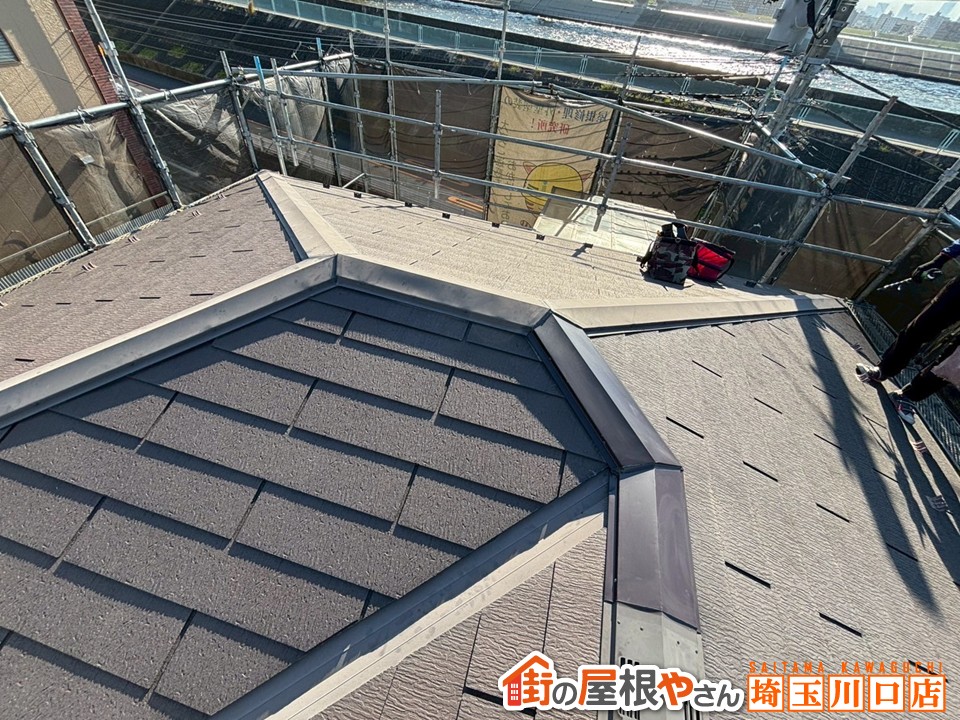 棟板金　設置