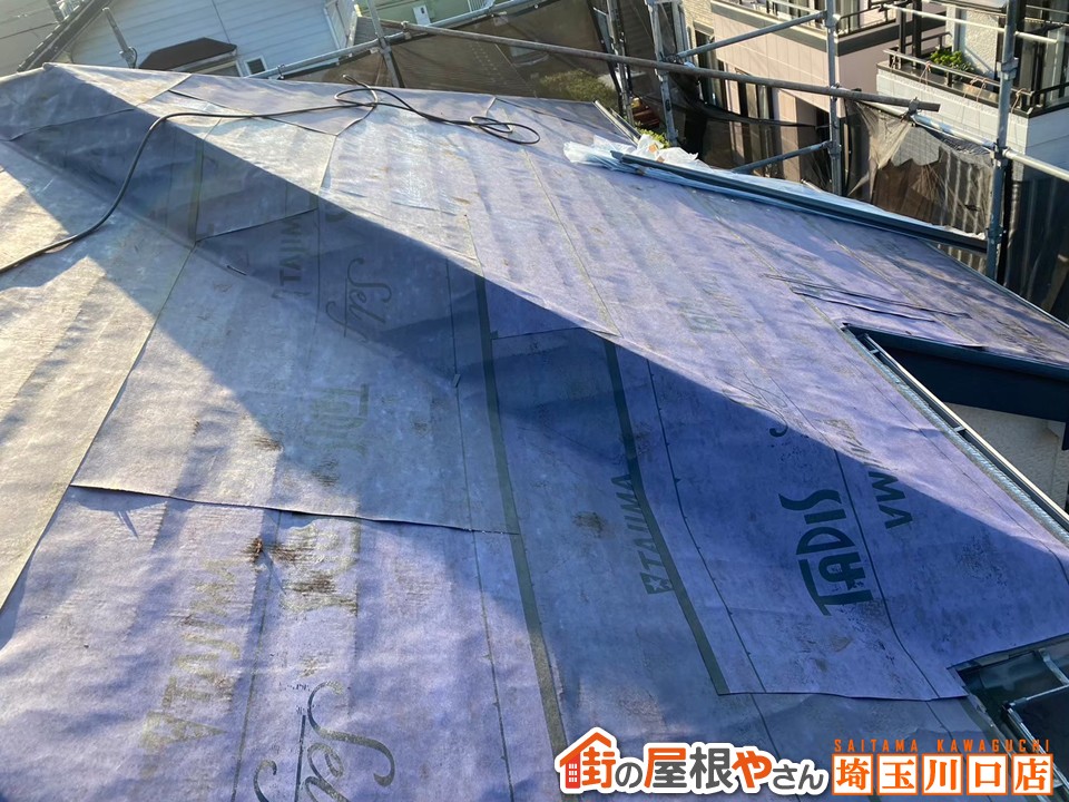 ルーフィング設置