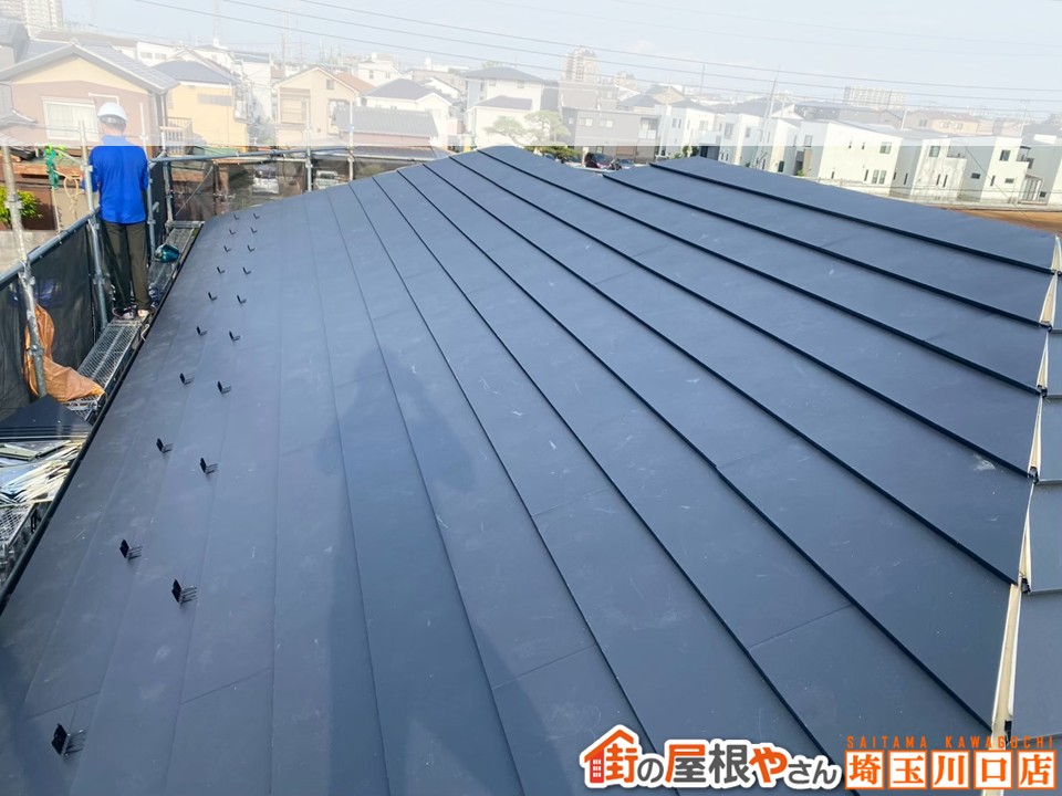 屋根本体葺き