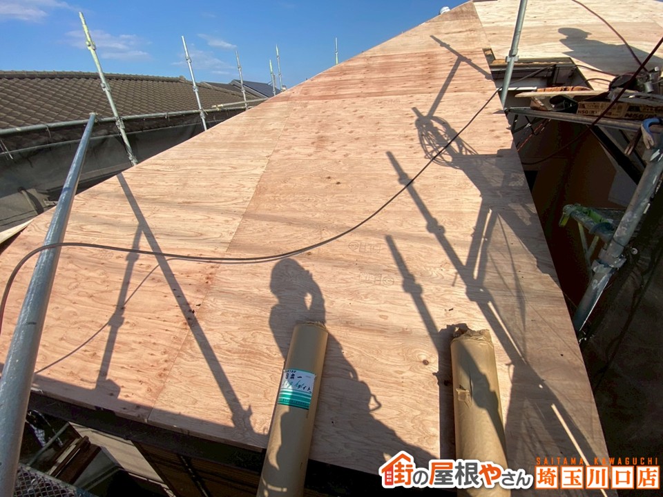 野地板の設置
