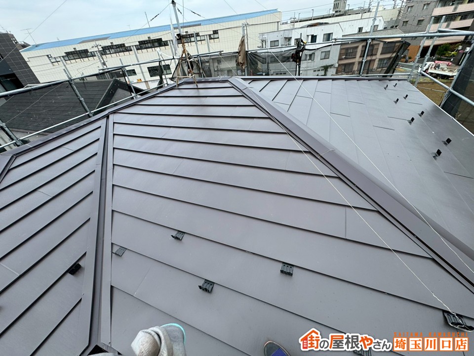 屋根工事完了